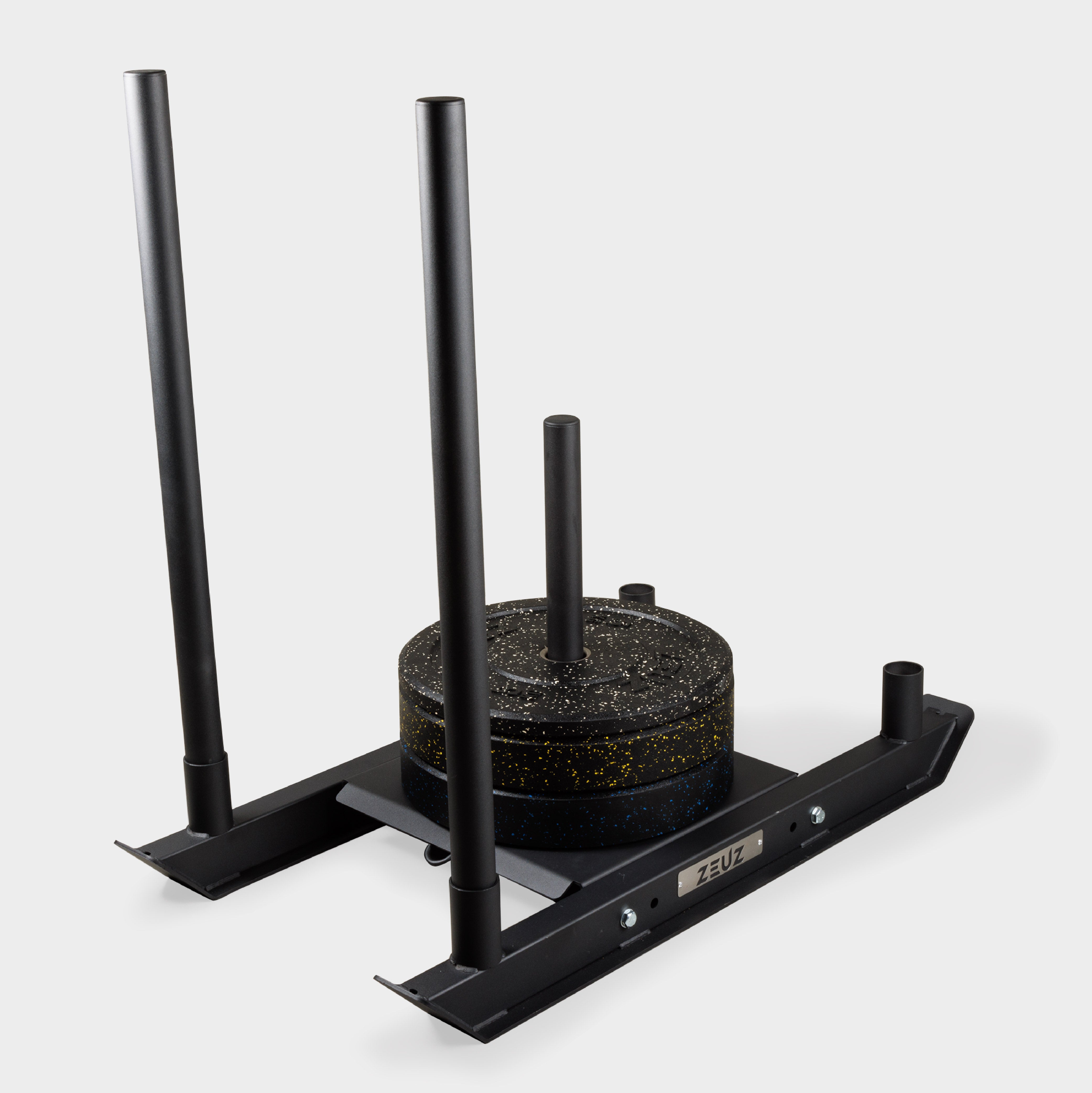 ZEUZ® Powersled - Push & Pull Dog Power Sled - CrossFit & Fitness