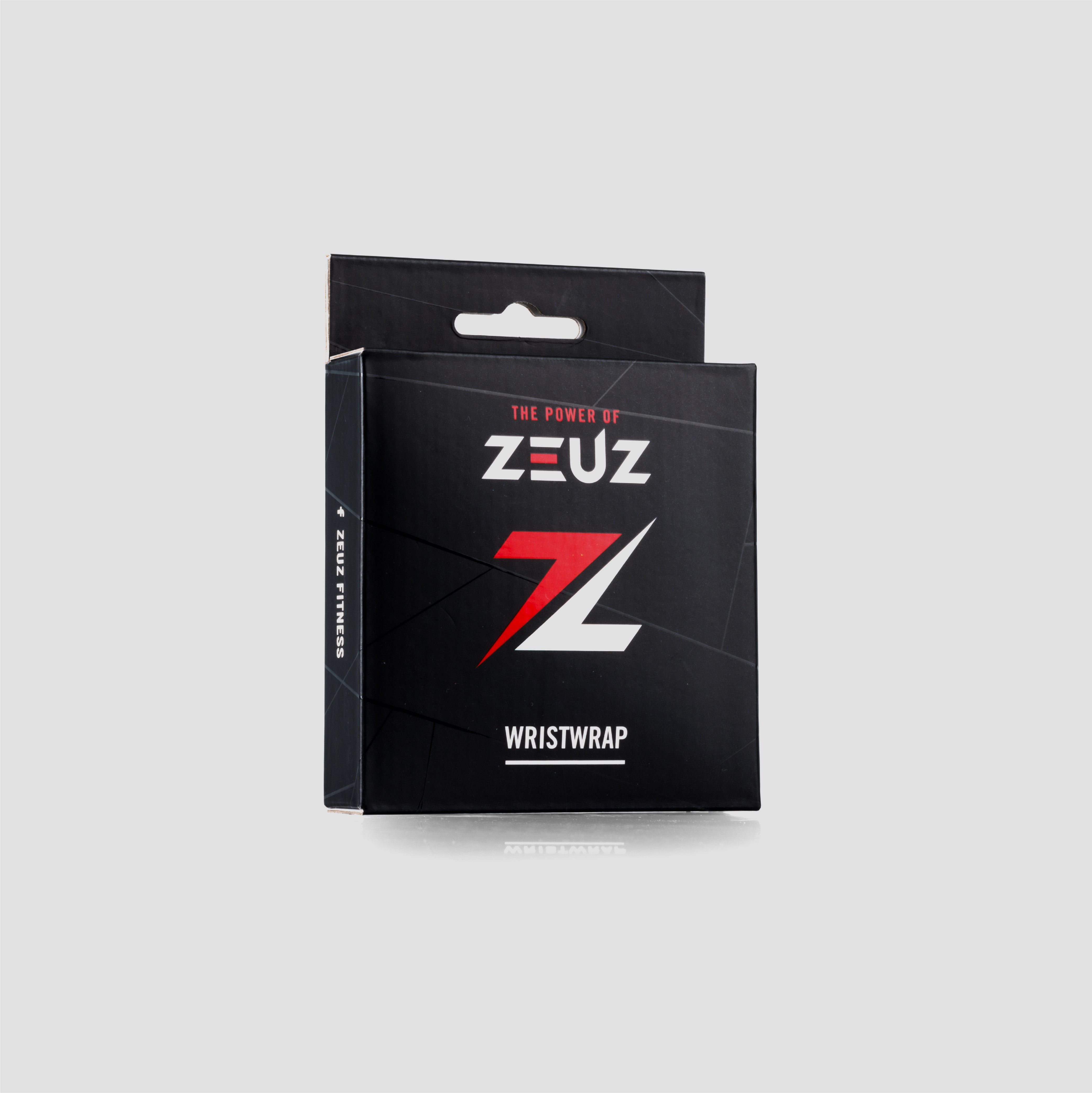 ZEUZ 1 Stück Fitness & CrossFit Handgelenkband - Schwarz & Rot