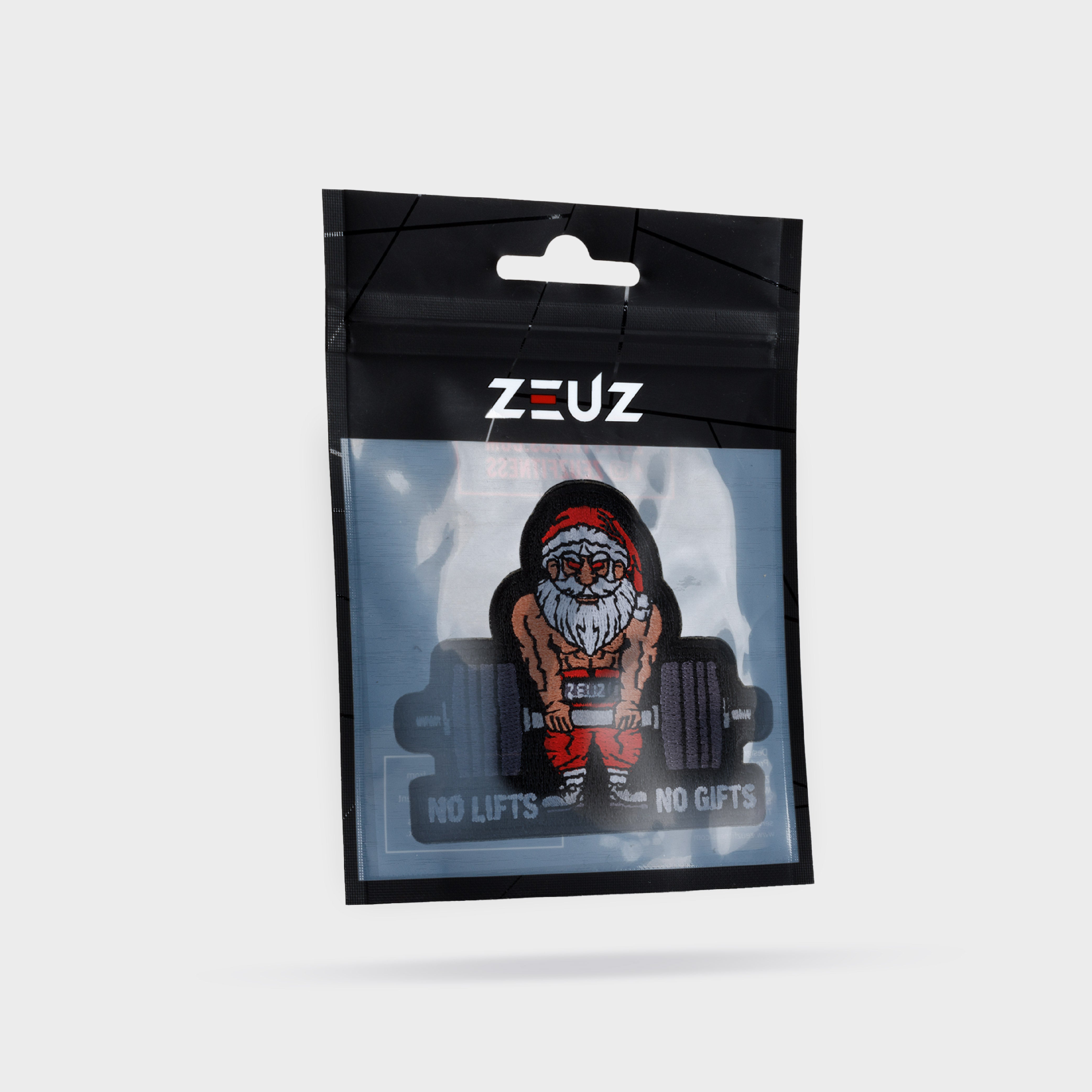 ZEUZ Keine Aufzüge Keine Geschenke Santa Patch