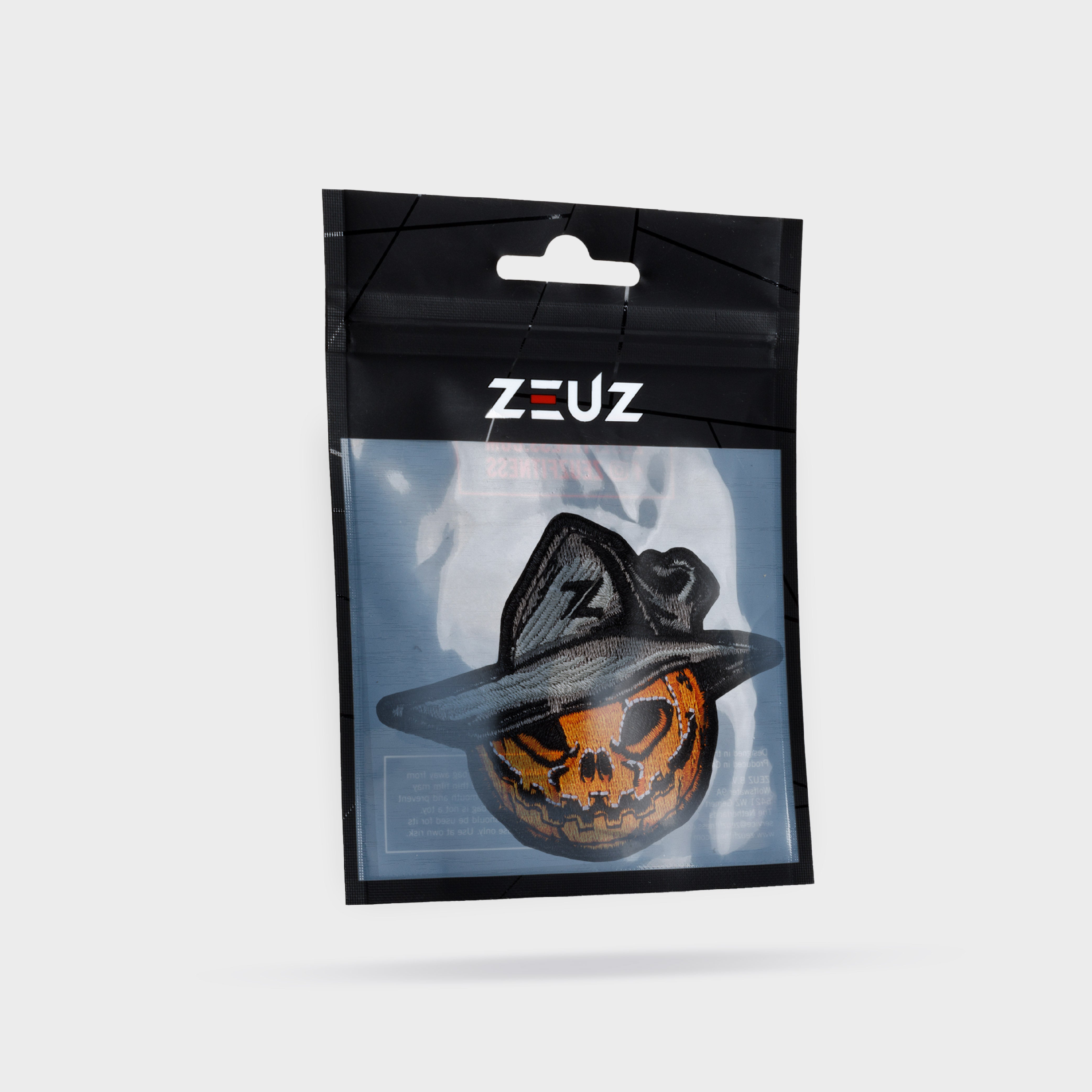 ZEUZ Halloween Pumpkin Witch Patch