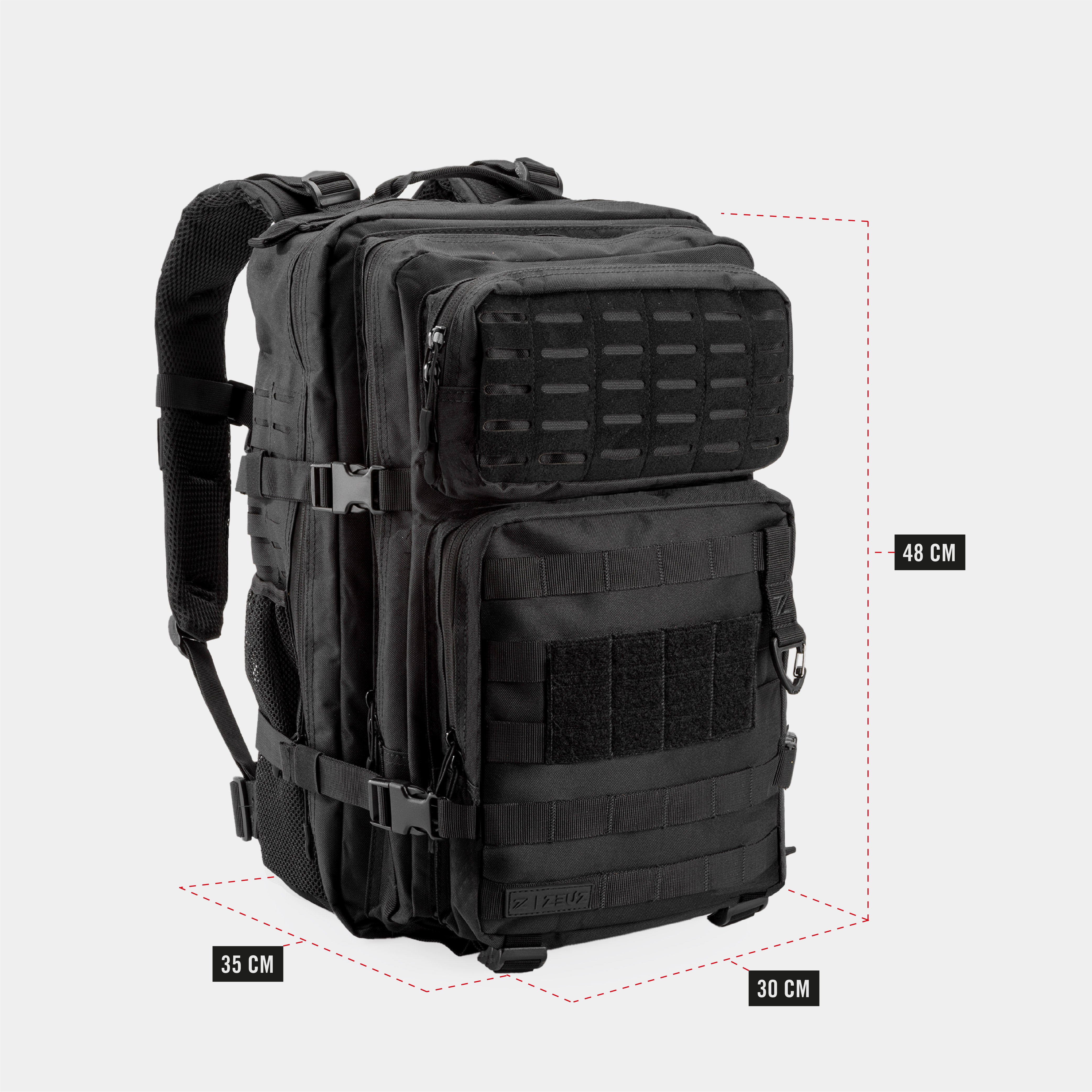 Black 2024 tactical backpack