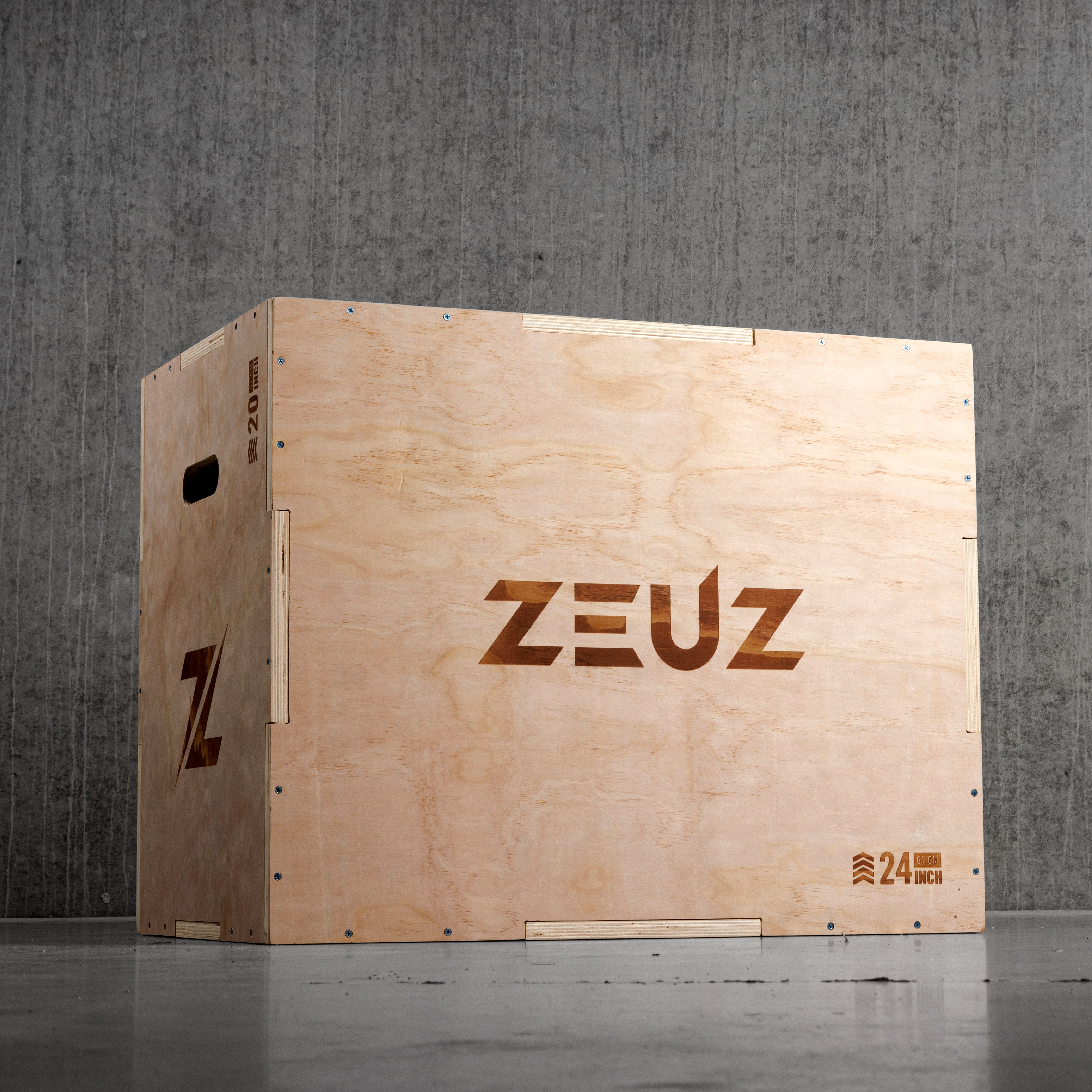 ZEUZ Wooden Plyo Box - Box Jump
