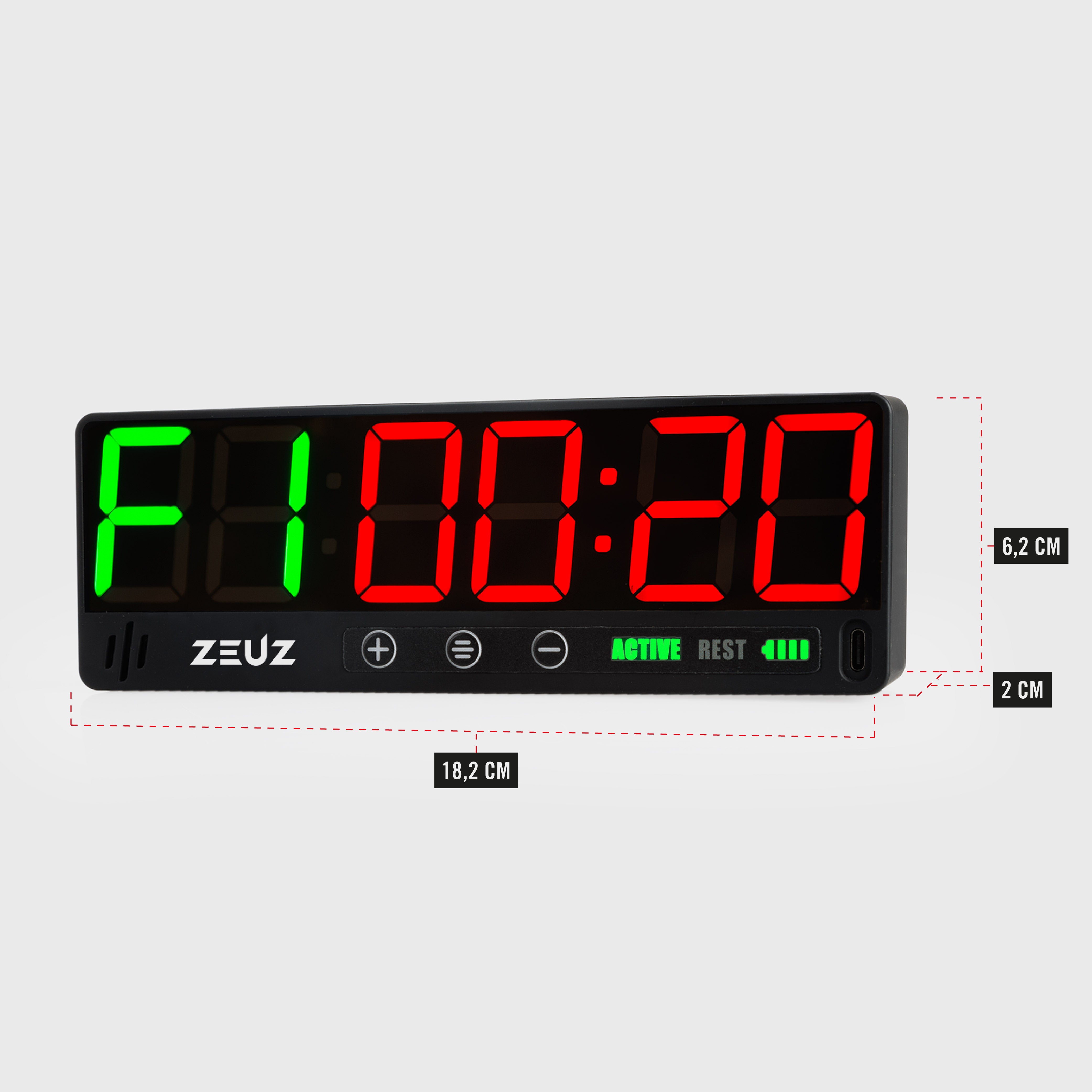 ZEUZ Mini Fitness Interval Timer