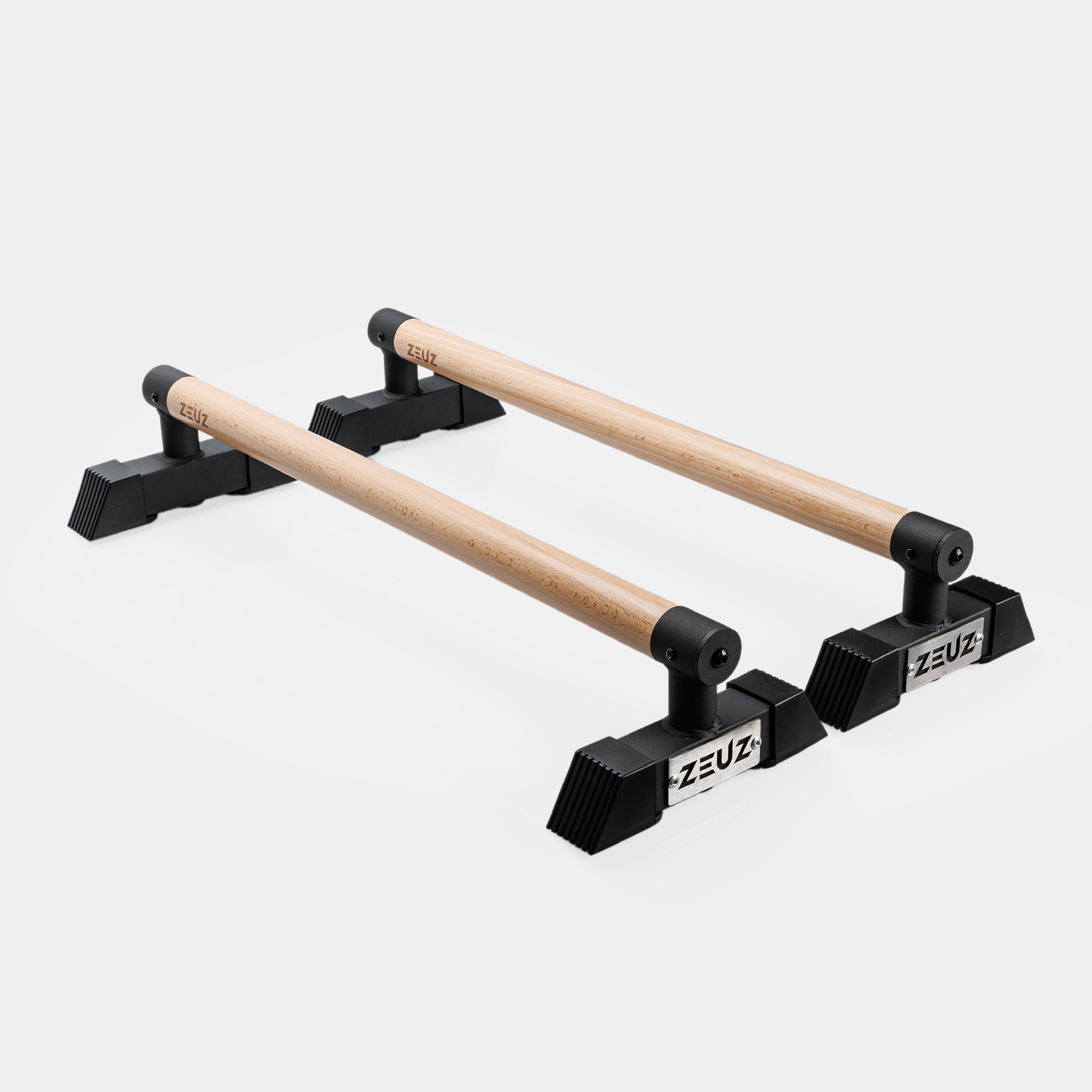 ZEUZ Wooden Parallettes Long