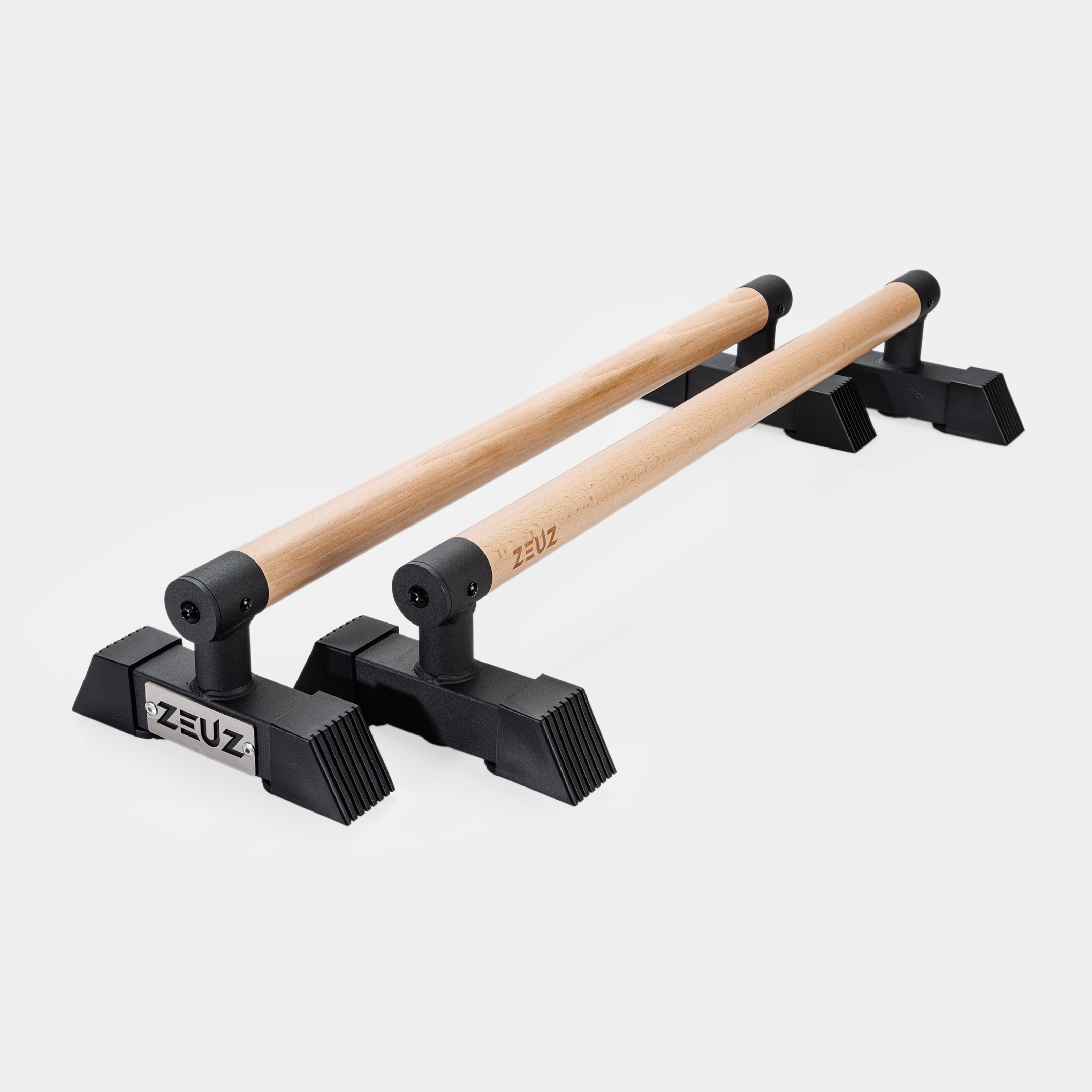 ZEUZ Wooden Parallettes Long