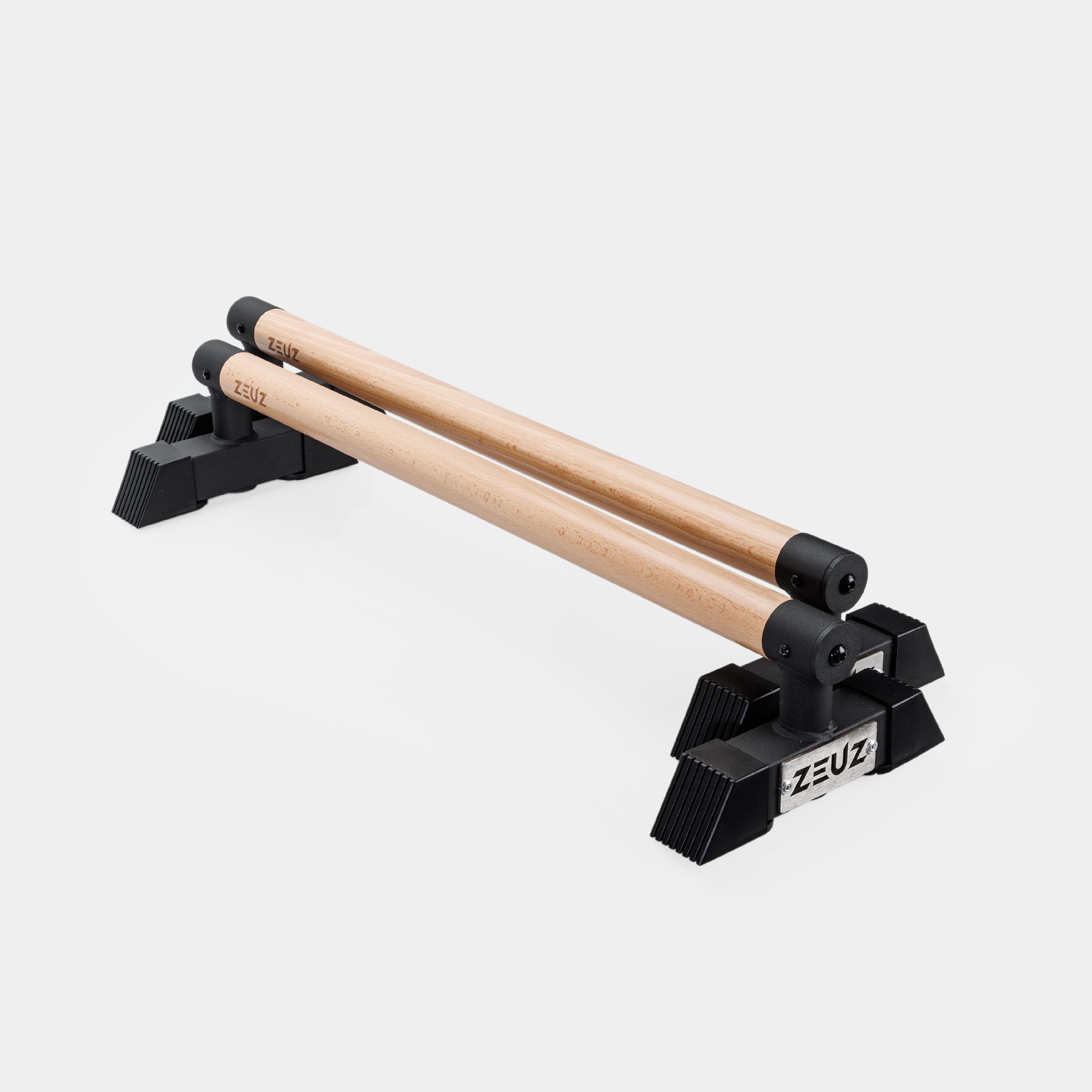 ZEUZ Wooden Parallettes Long