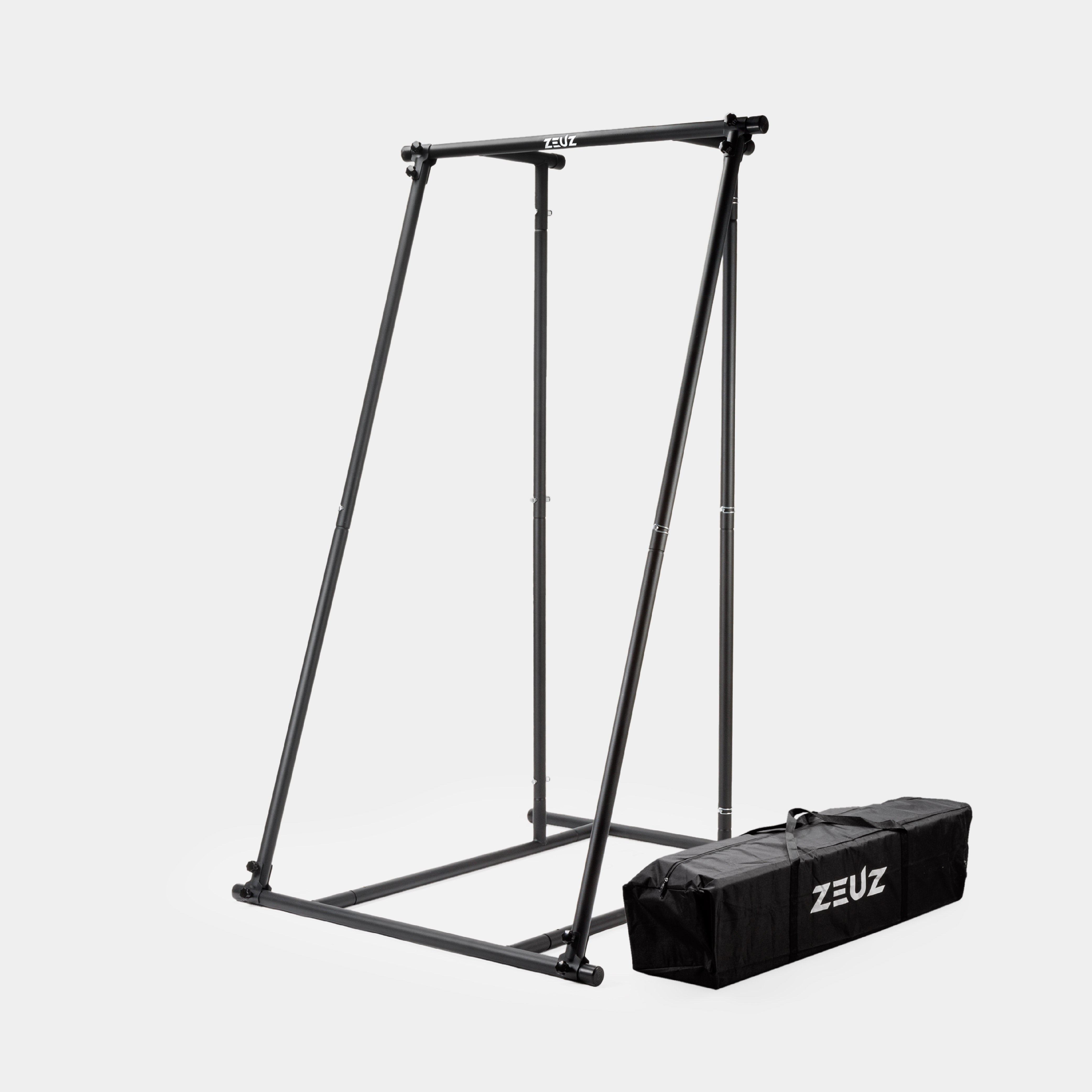 ZEUZ Pull Up Bar Rack Incl. Tas - Draagbaar