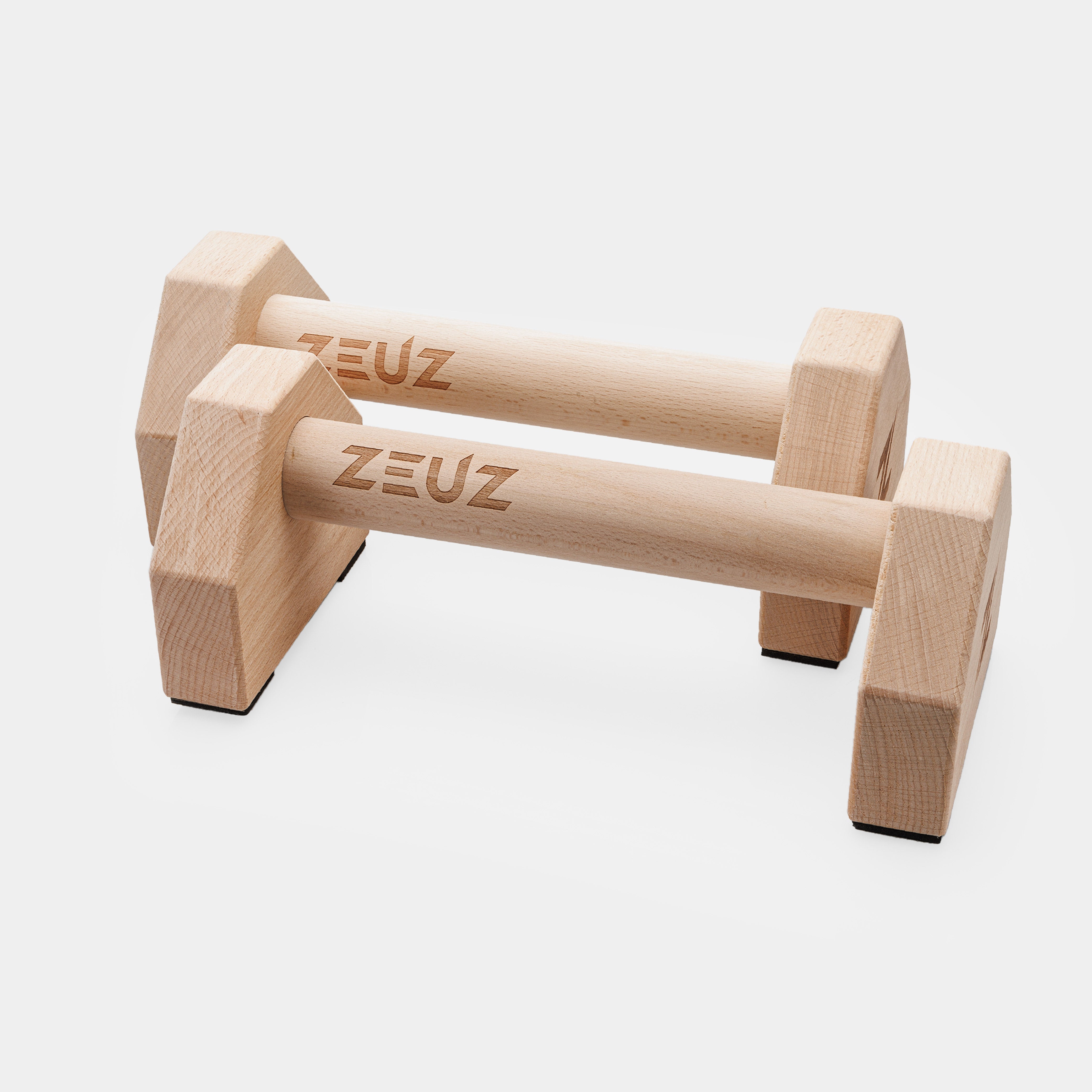 ZEUZ Wooden Parallettes Small