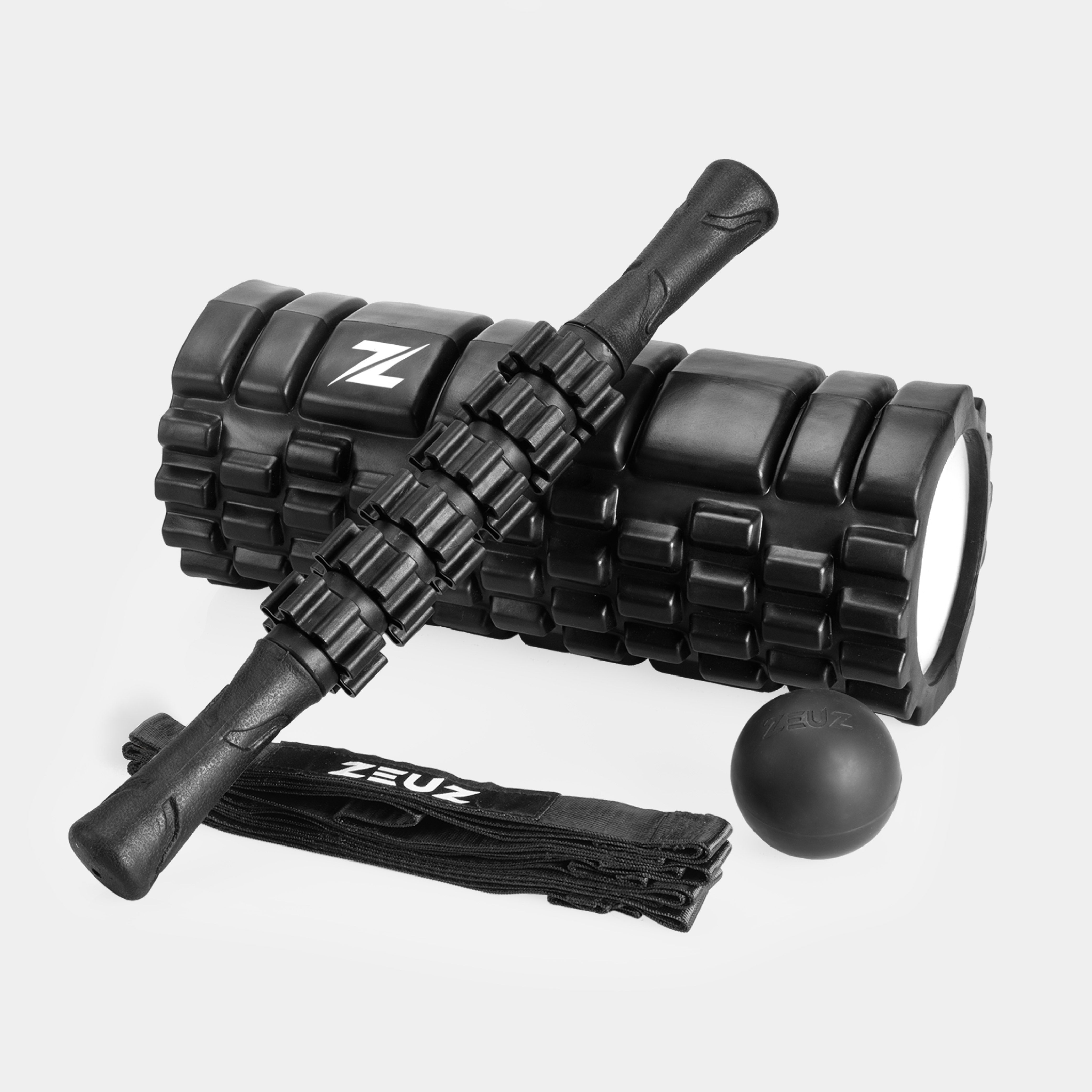 ZEUZ 4-Delige Foam Roller Triggerpoint Massage Set