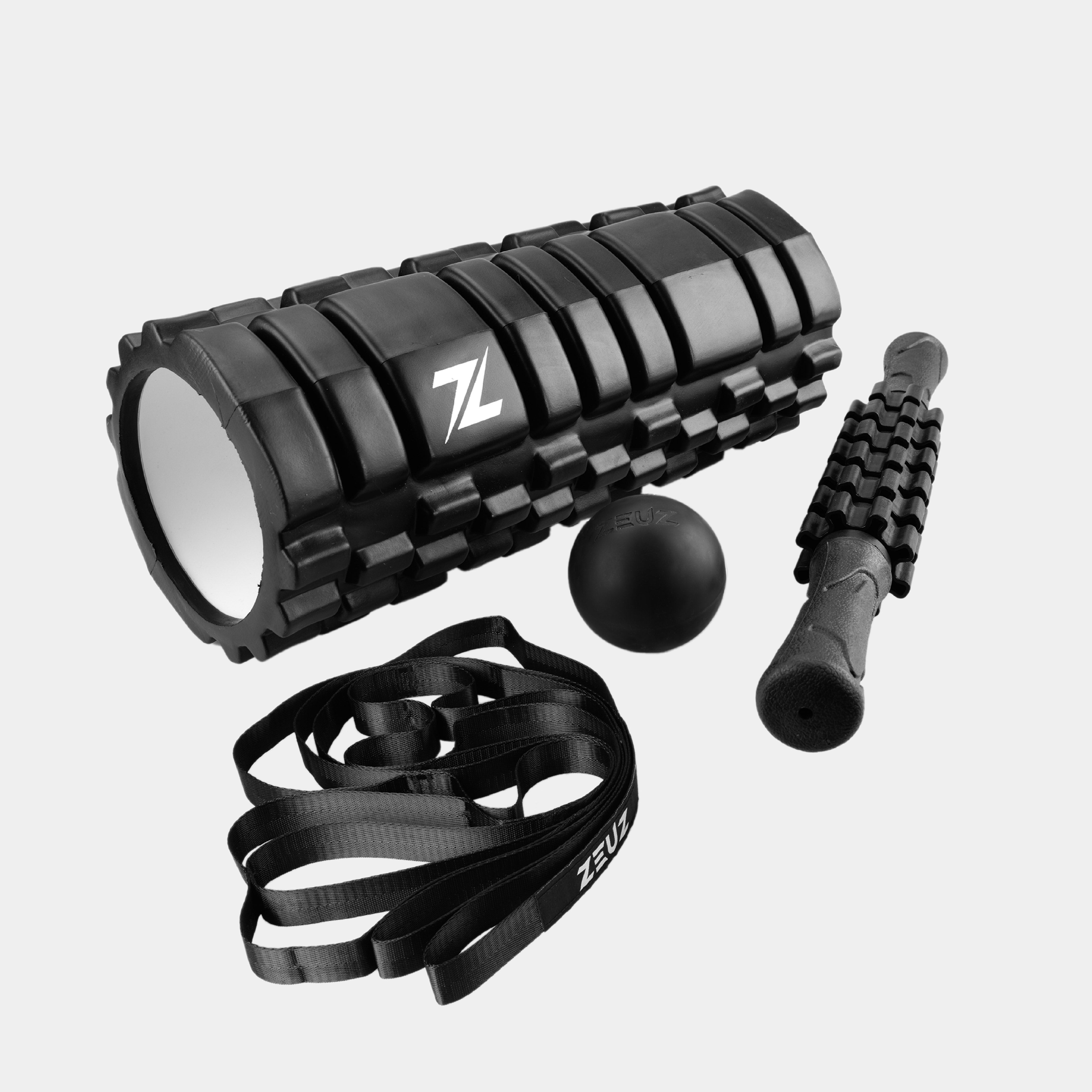 ZEUZ 4-Delige Foam Roller Triggerpoint Massage Set