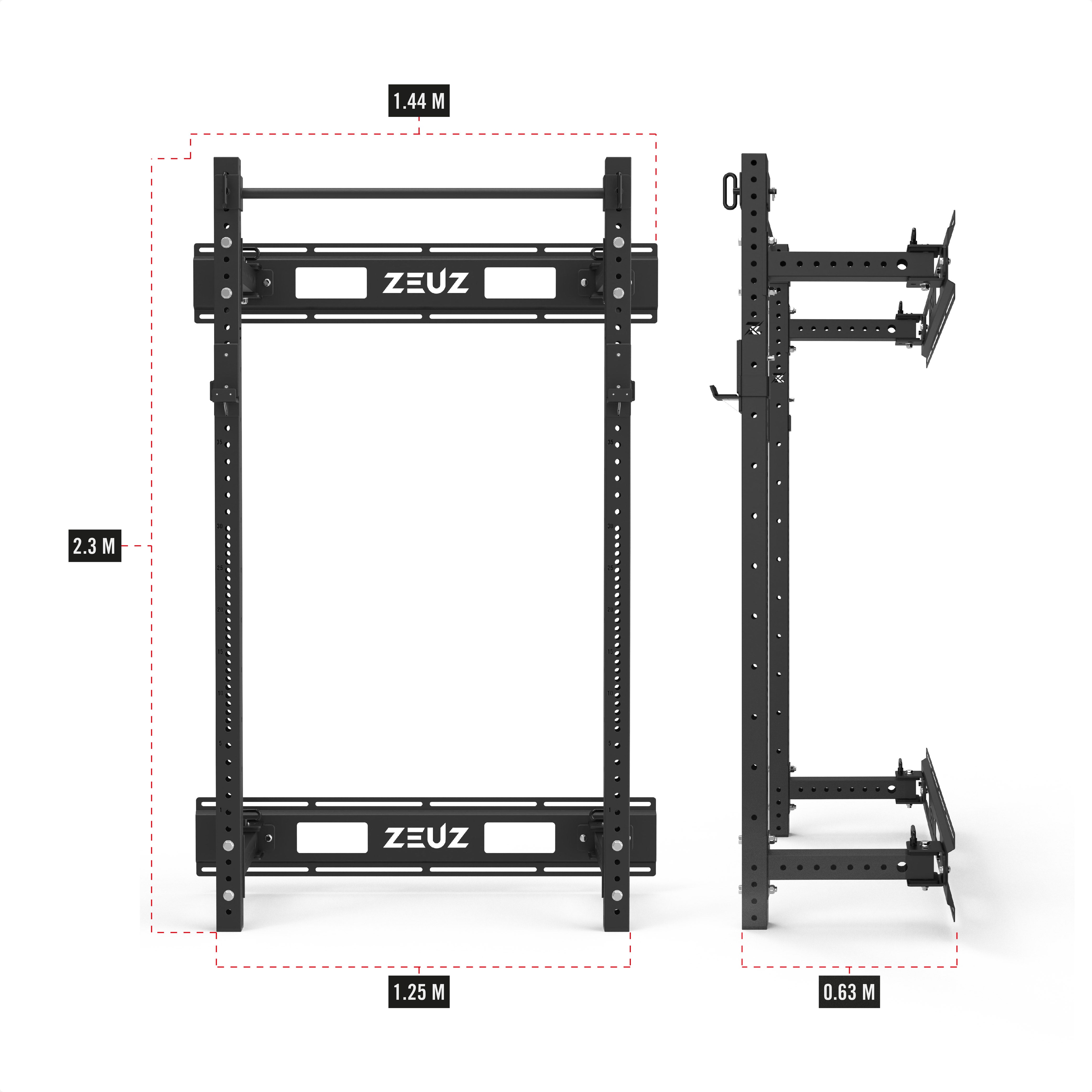 ZEUZ Foldable Wall Shelf