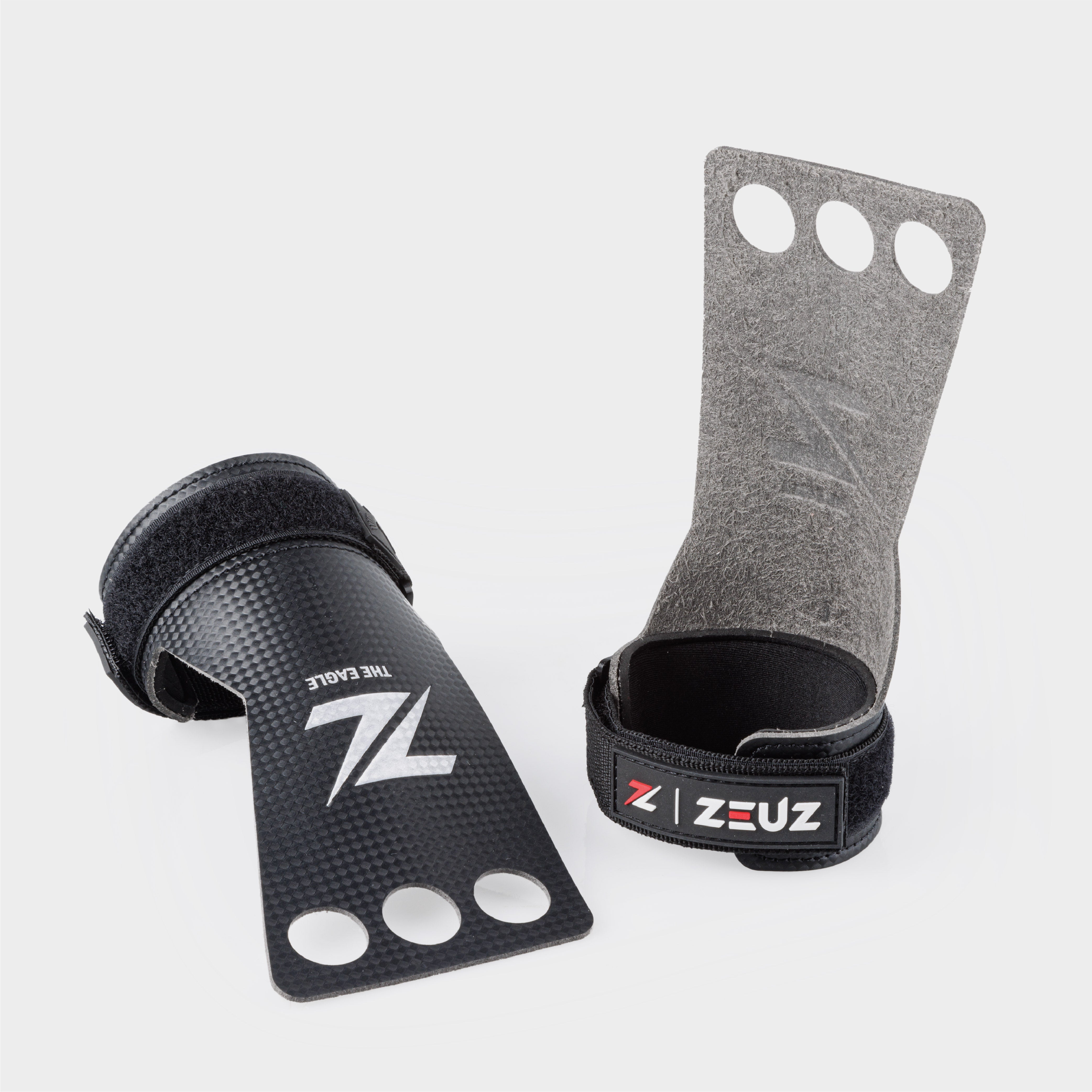 ZEUZ Fitness & Crossfit Carbon & Microfiber Grips