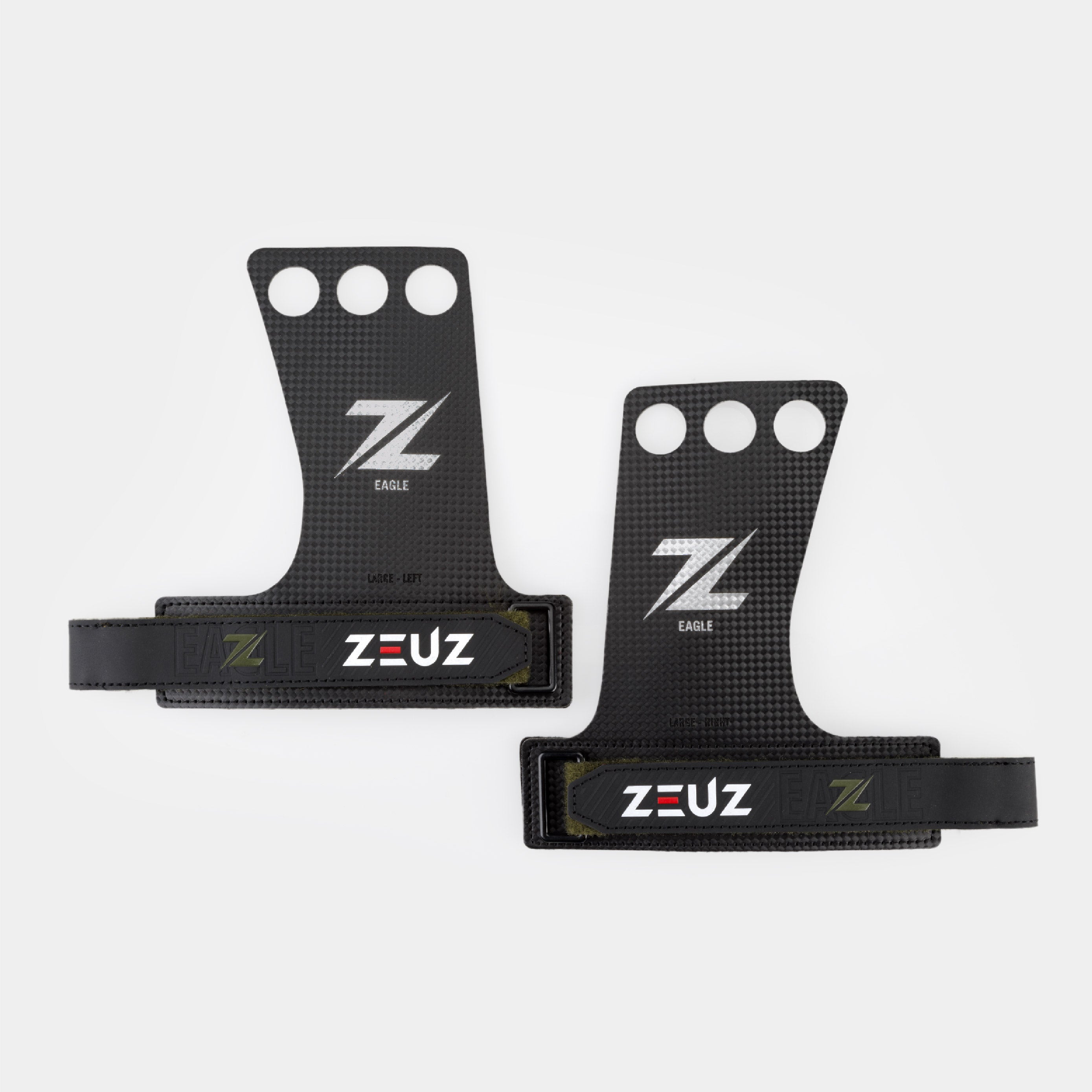 ZEUZ Carbon & Microvezel Grips - Groen