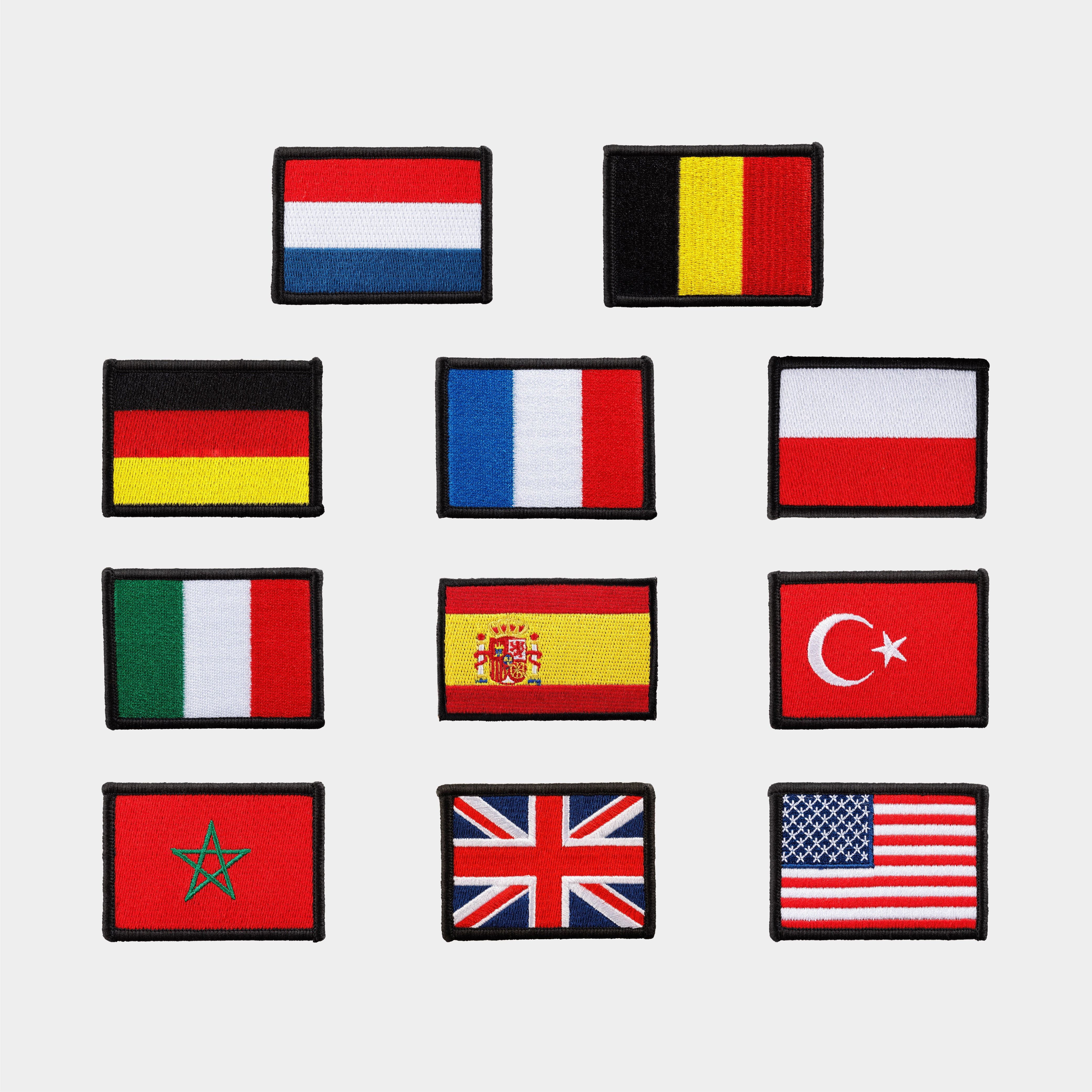 ZEUZ Countries patches