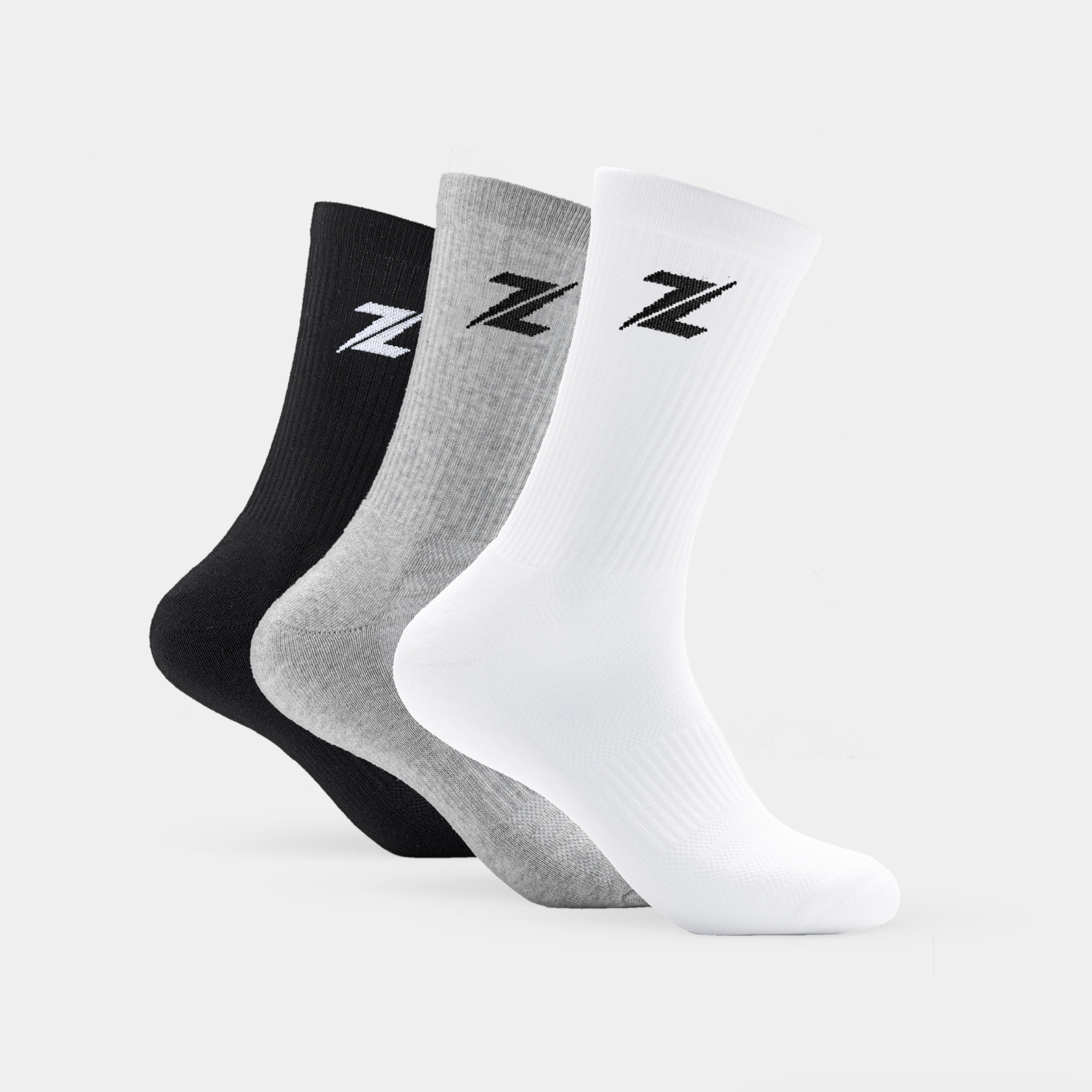 Chaussettes ZEUZ-Lot de 3-Longues (GRATUIT) 