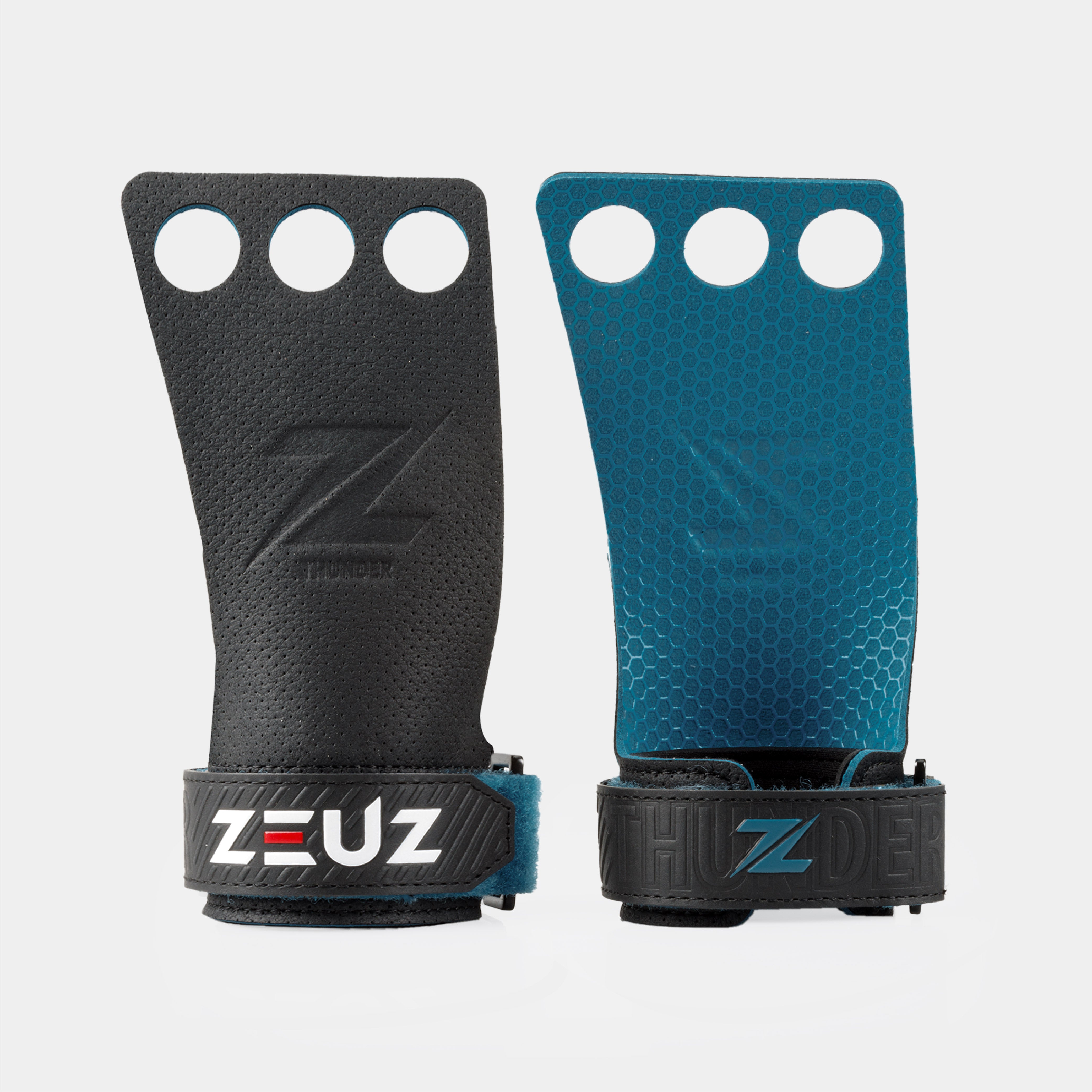 ZEUZ Thunder RX Fitness & Crossfit Microfiber Grips