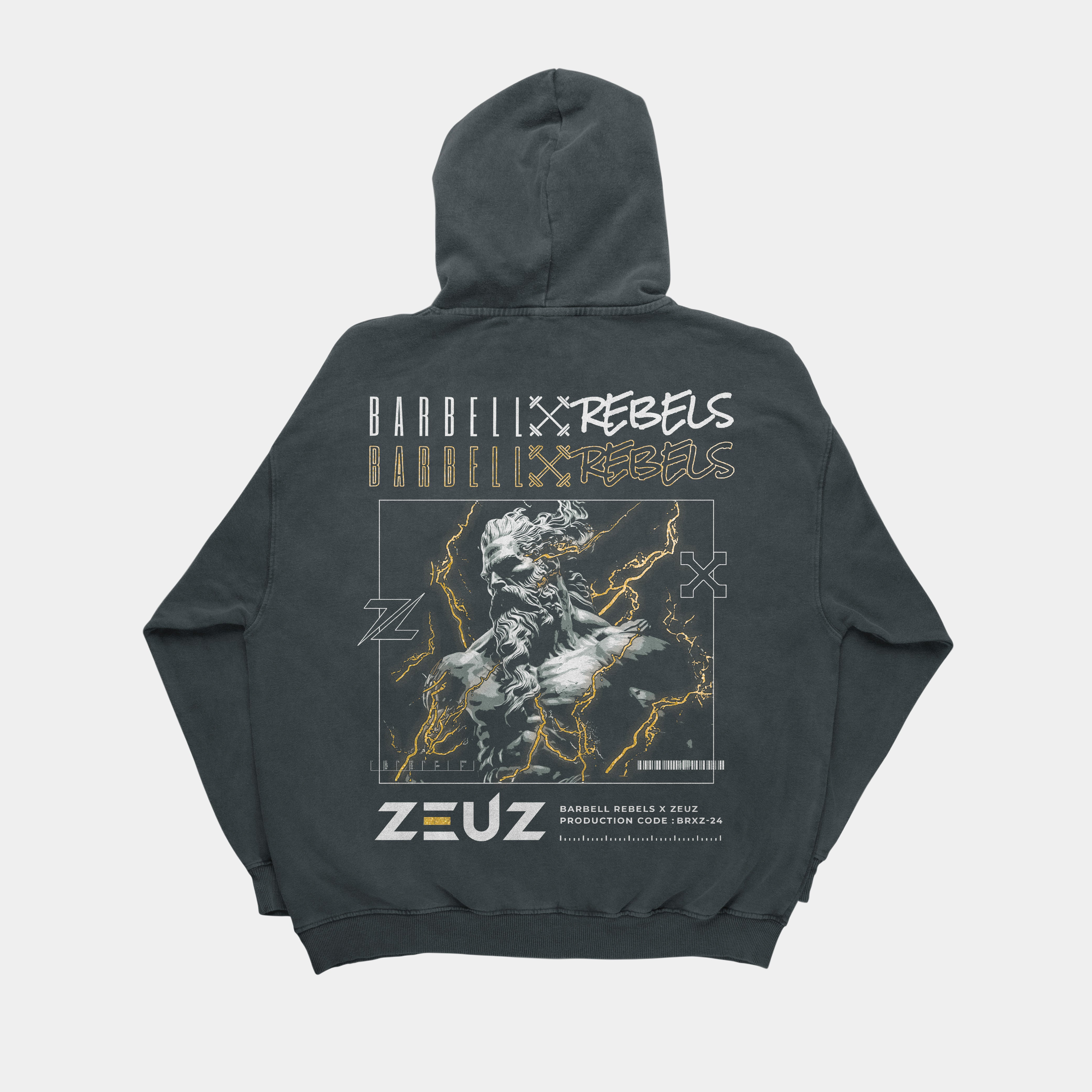 ZEUZ X Barbell Rebels Hoodie Oversized - Unisex - Special Edition